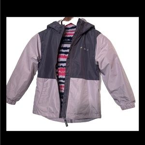 Eddie Bauer Youth 3-in-1 Jacket Pastel Lilac Size X-Small (5/6) New With Tag